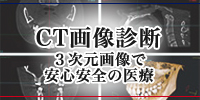 ３次元画像で安心安全の医療